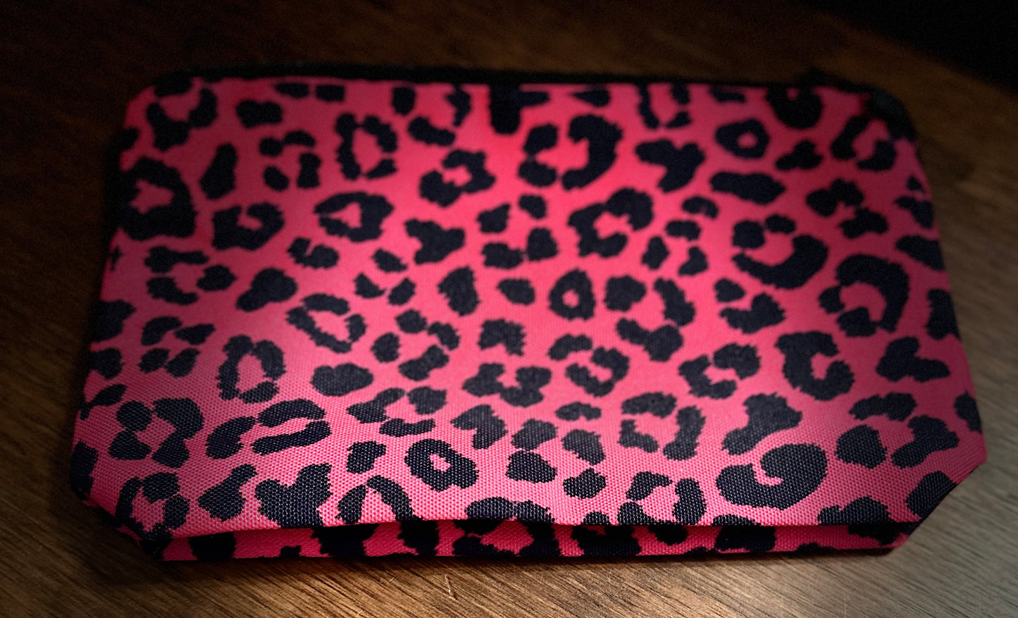 Pink Leopard Vanity Bag