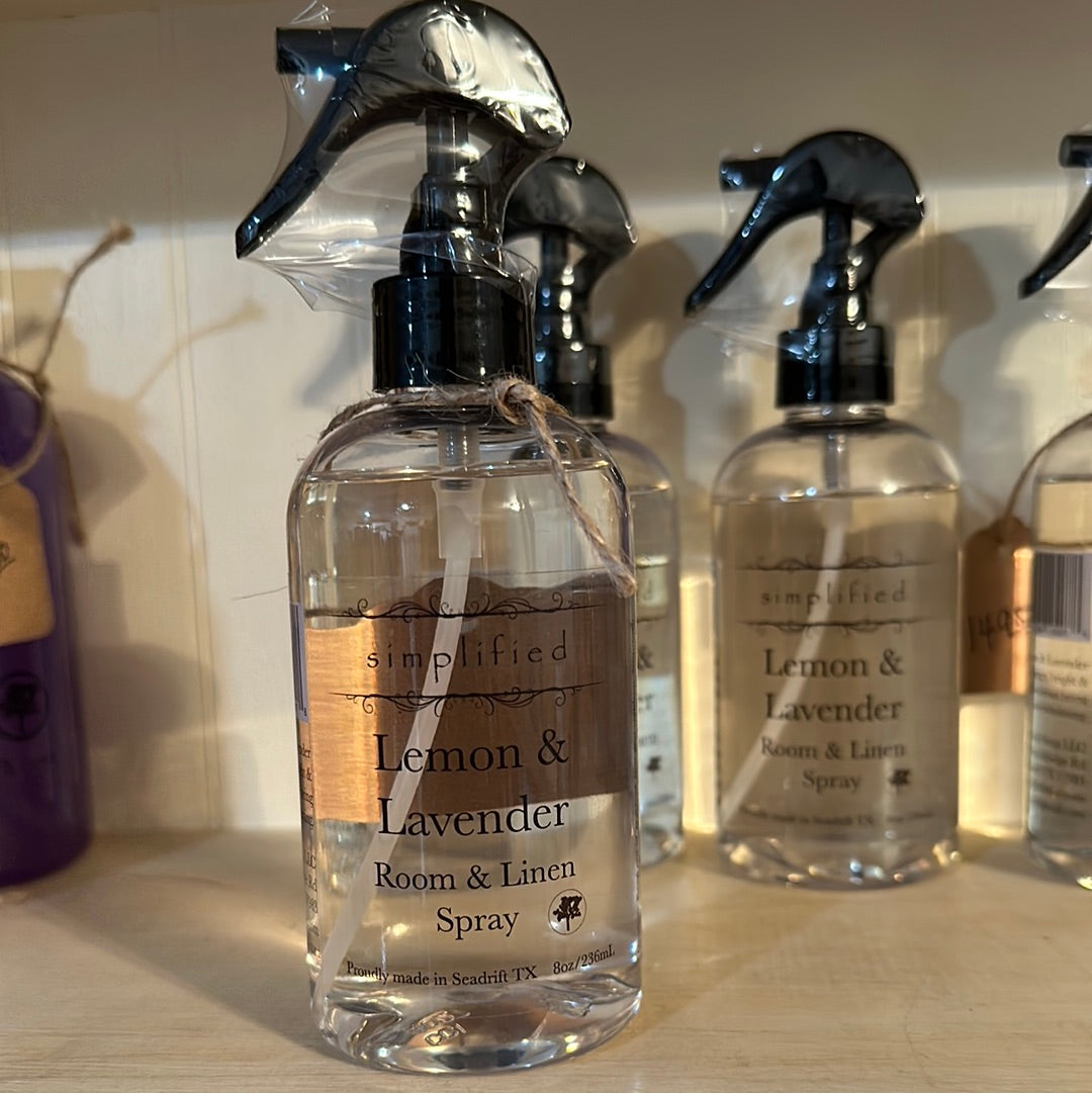 Lemon and lavender room and linen spray