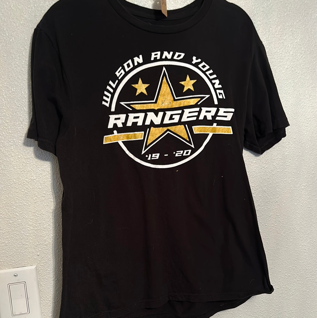 Wilson and young ranger at shirt size medium