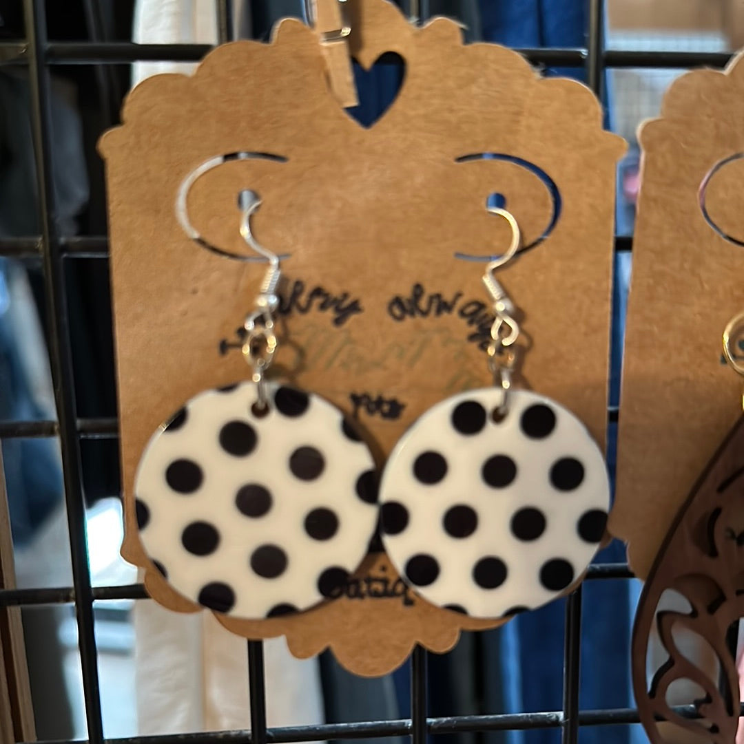 Polkadot earrings