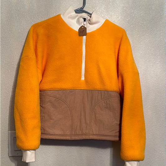 Orange pull over size medium