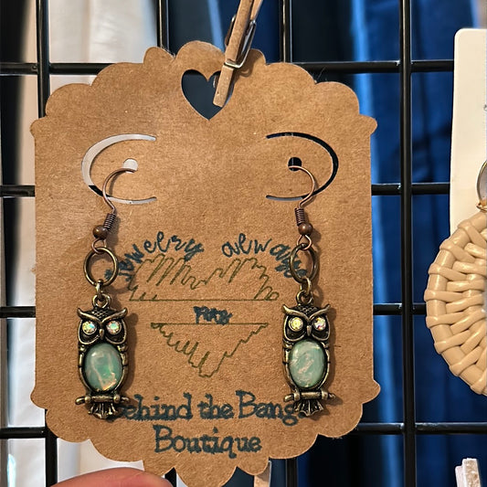 Owl earrings