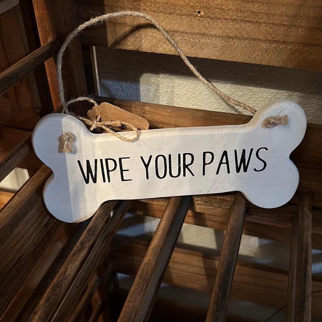 Wipe your paws