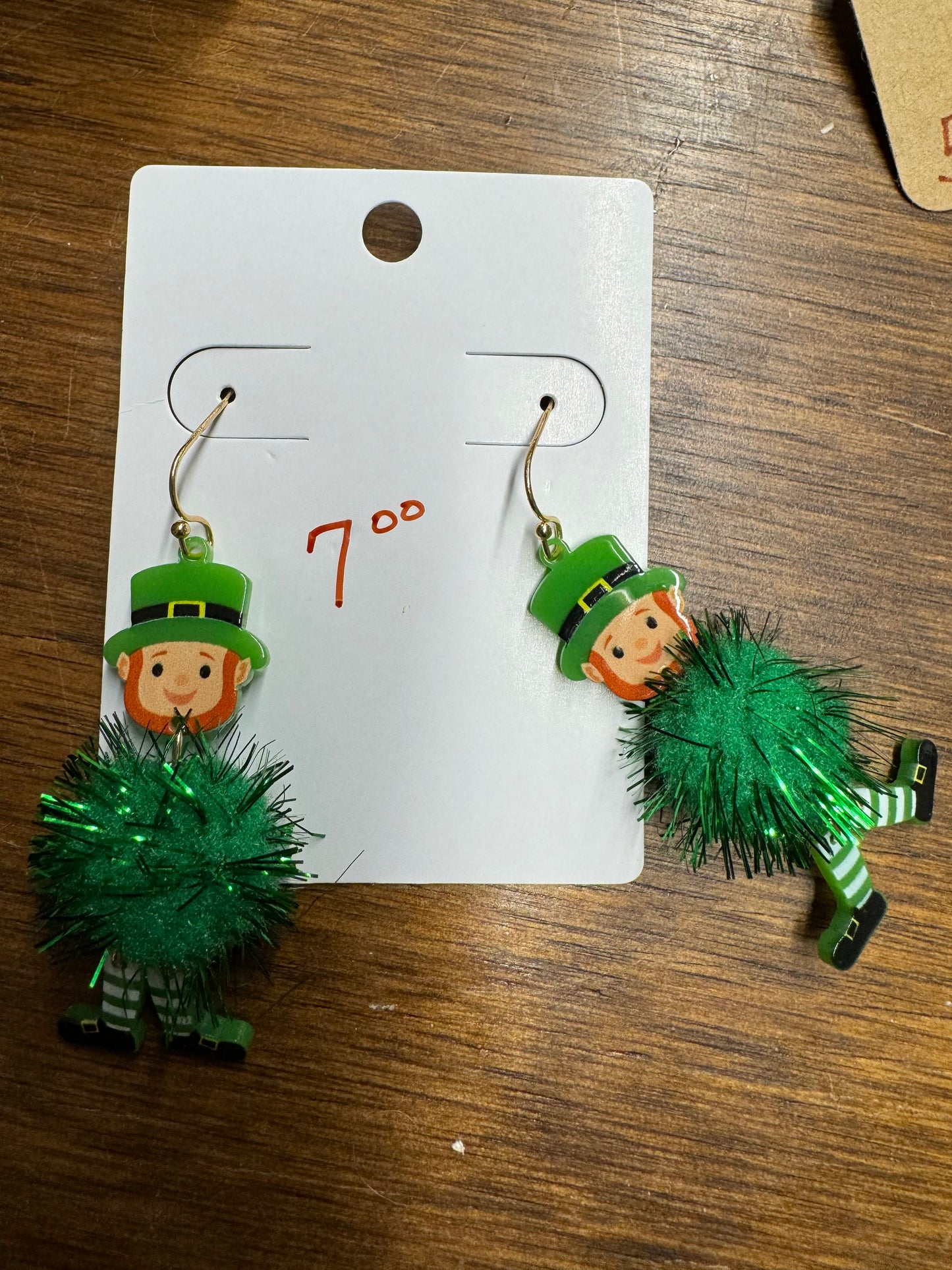 leprechaun earrings